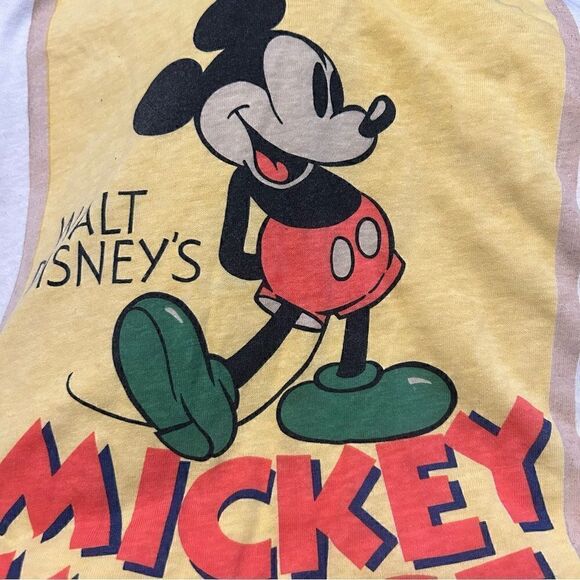 DISNEY Mickey Mouse white shirt tee top short sleeve women’s large - Picture 4 of 5